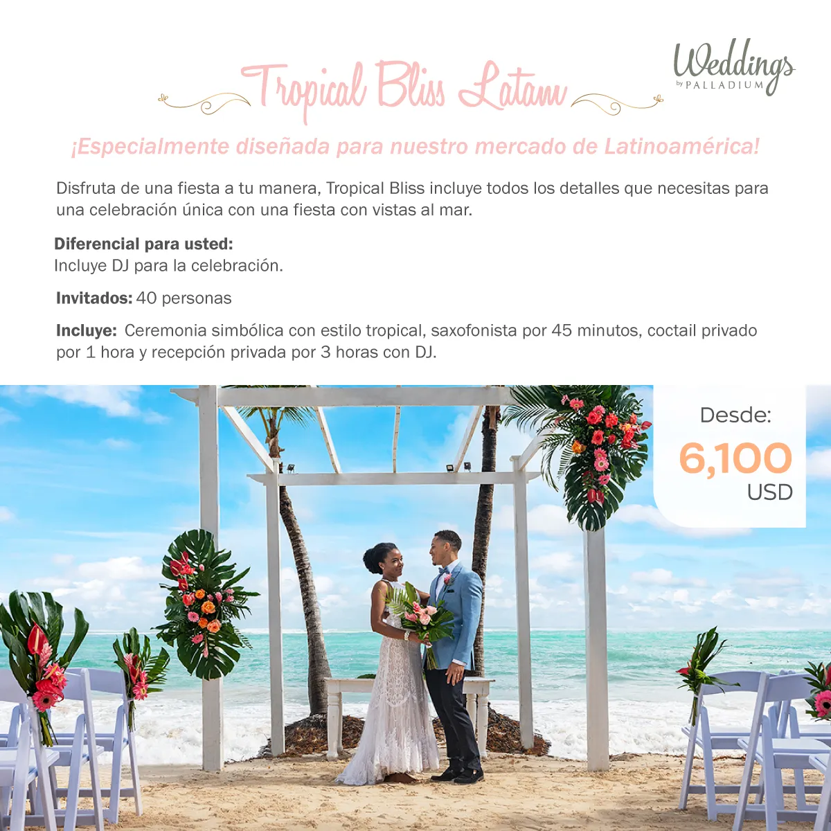 Paquete Tropical Wedding